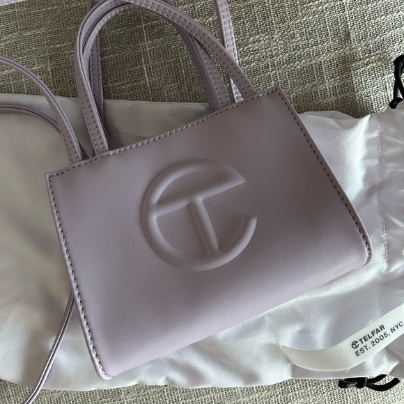 Telfar Lavender Mini Shopping Bag - Picture 8 of 9